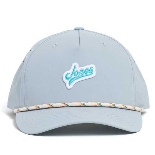 Jones Script Rope Hat - Mist Blue