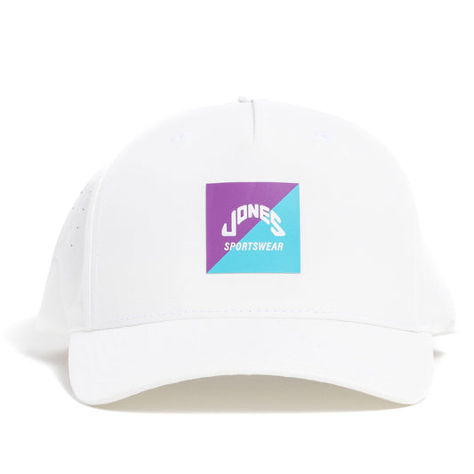 Sportswear Square Patch Hat - Purple/Teal