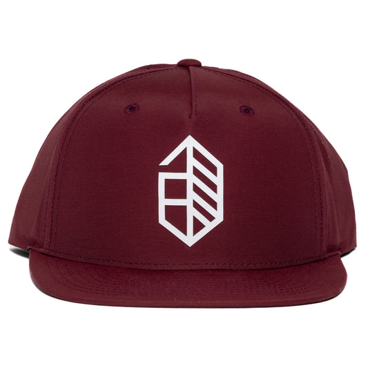 Athletic Utility Snapback - Burgundy