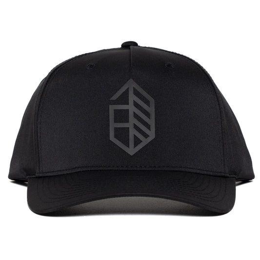 Athletic Utility Snapback Curved - Black/Black