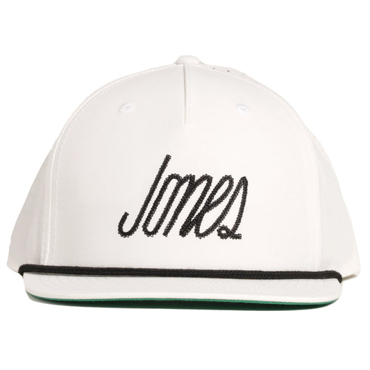 Chain Rope Snapback - White