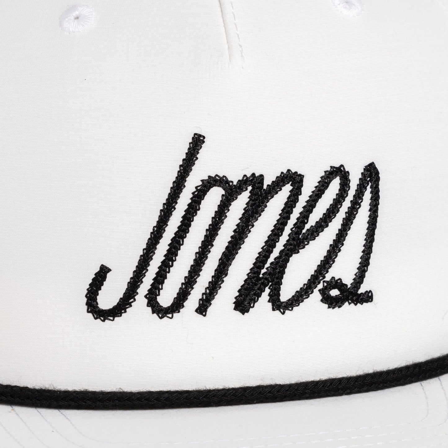 Chain Rope Snapback - White