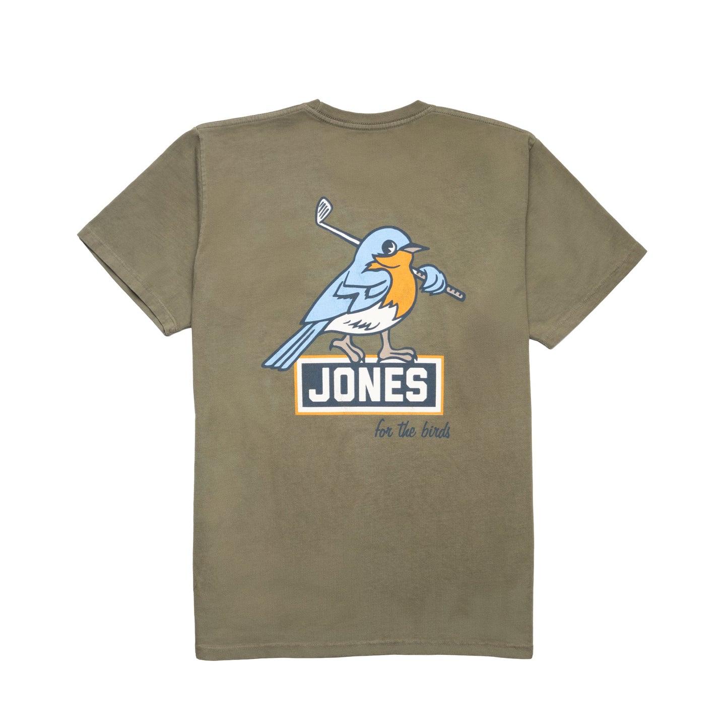 For The Birds Tee Shirt - Burnt Olive