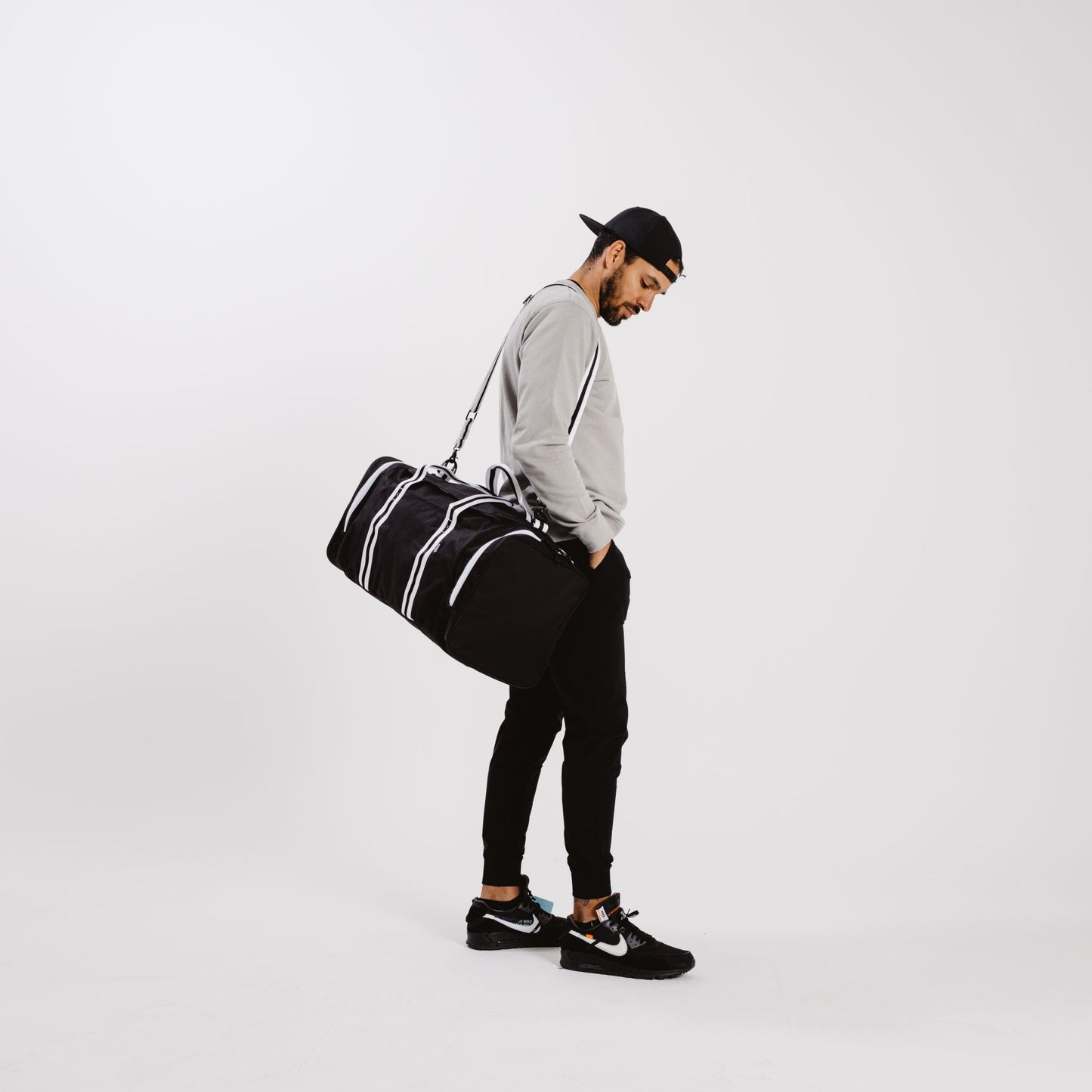 Letterman Duffle - Black