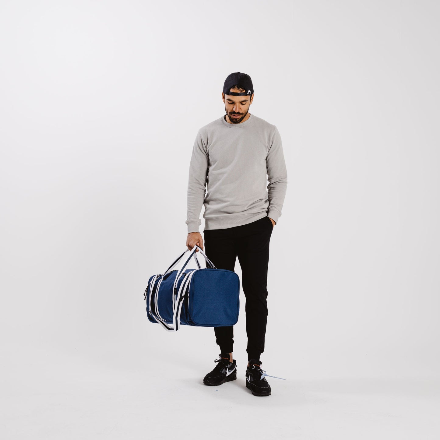 Letterman Duffle - Navy