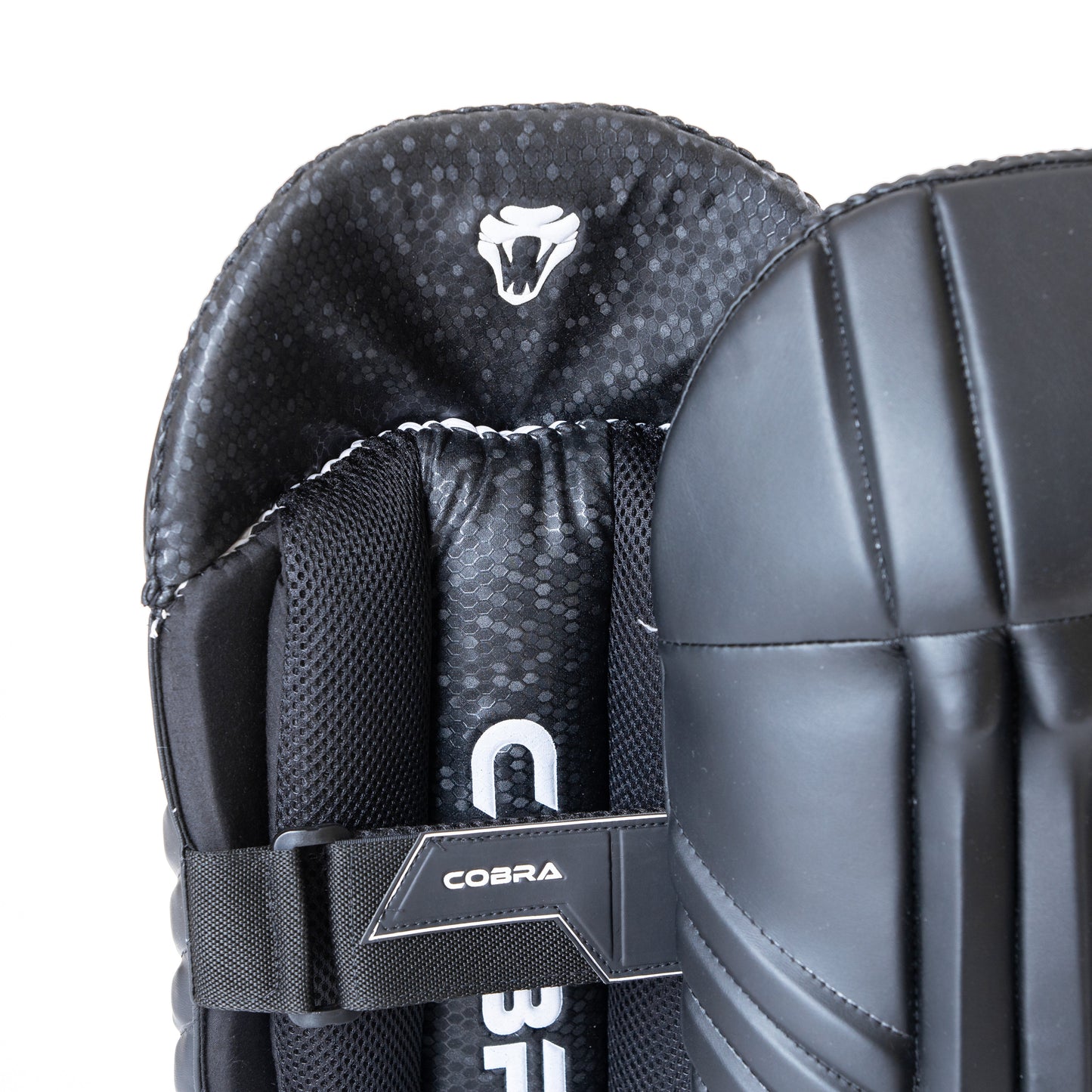 COBRA WICKET KEEPING PADS  - RESERVE EDITION - BLACK