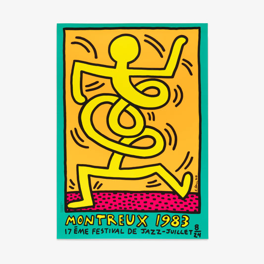 Montreux Jazz Festival 1983 Original Keith Haring Poster