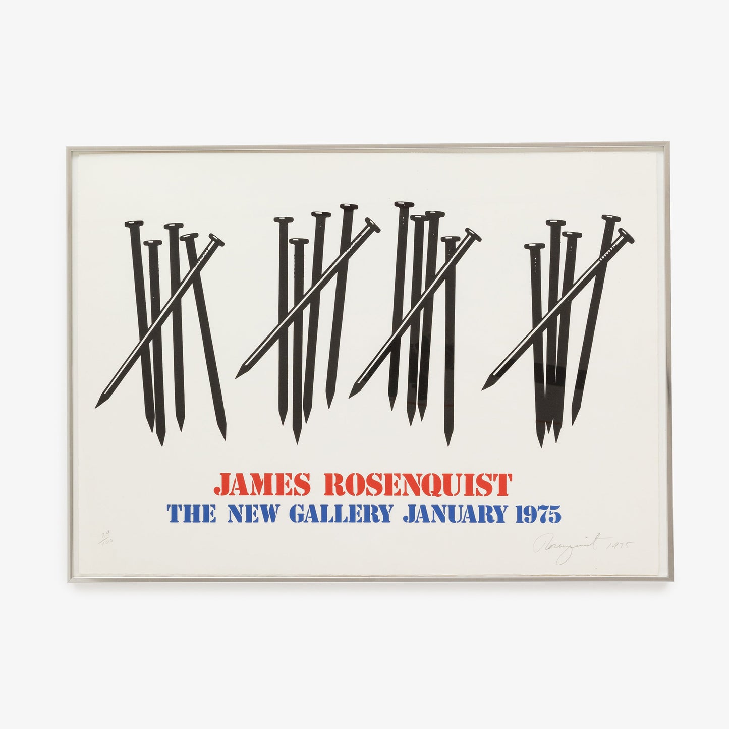 James Rosenquist, The New Gallery Framed Poster, 1975