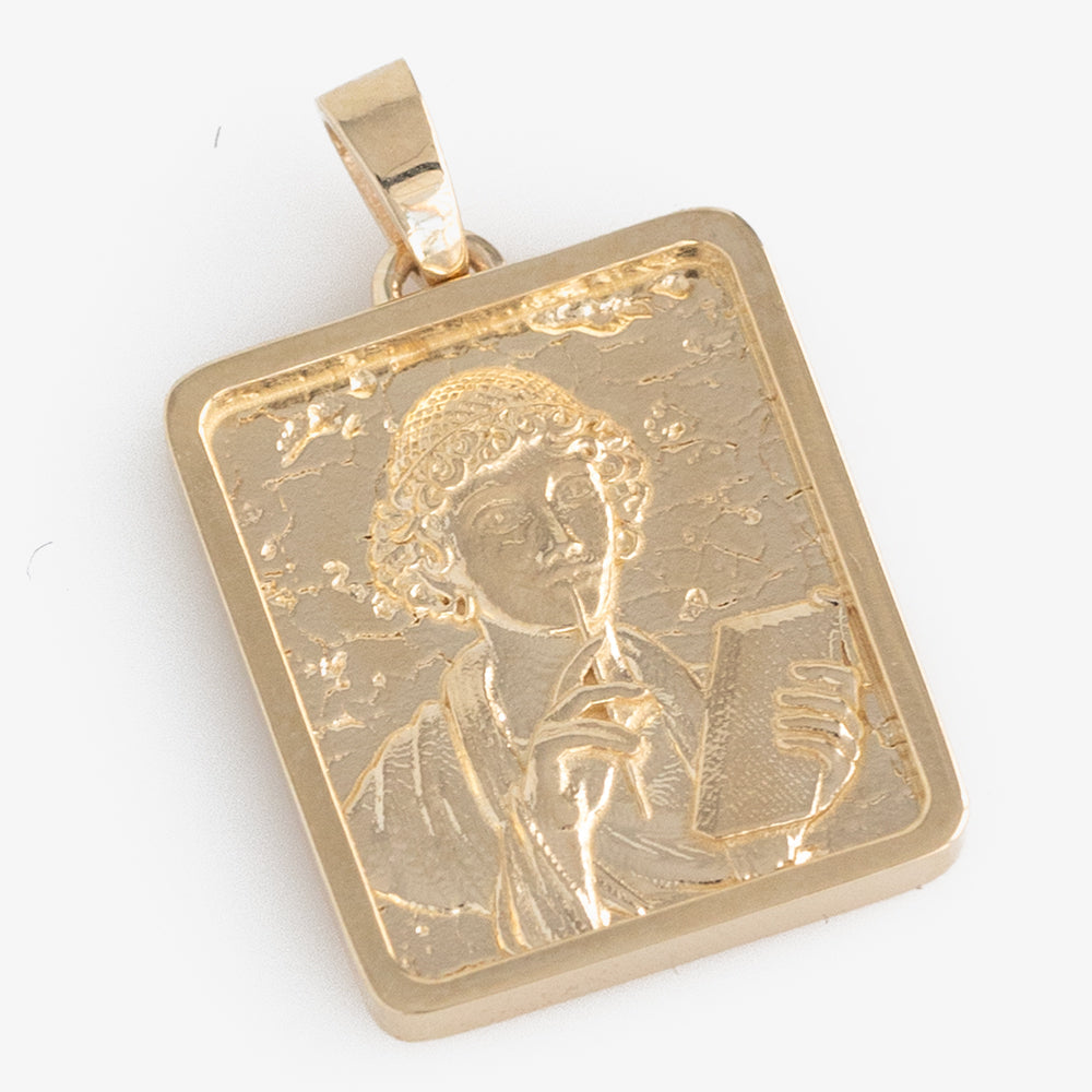 14Kt Gold Sappho Poet Pendant