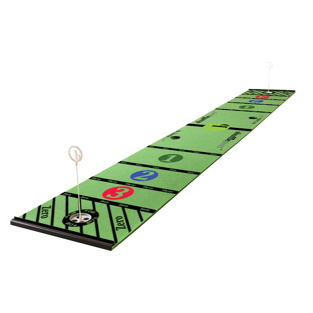 Golf Putting Game - ShufflePutt! Putting and Shuffleboard with a "Drain It" Twist (4 SIZES)