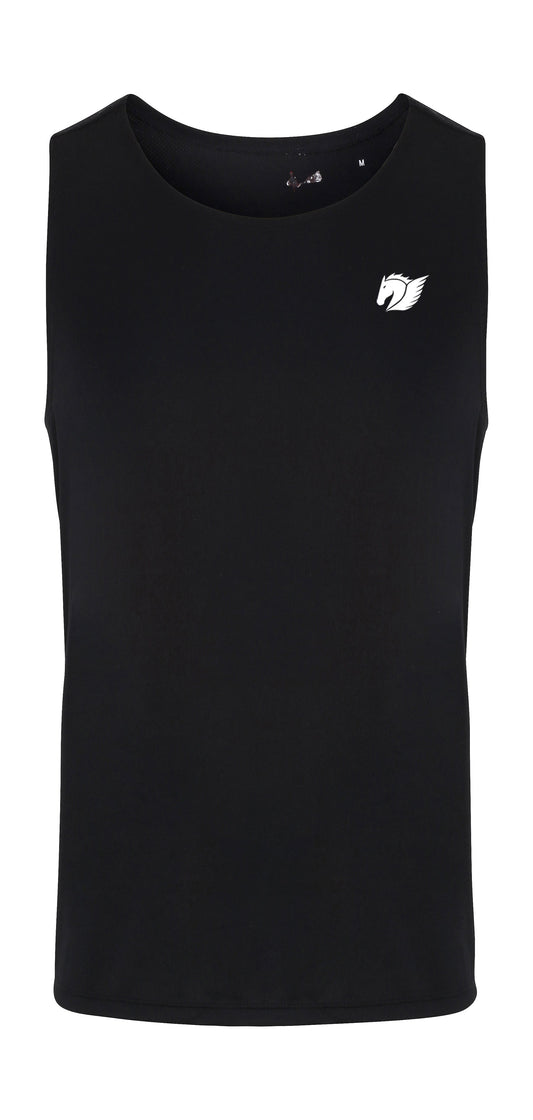 Contrast Training Vest - Black