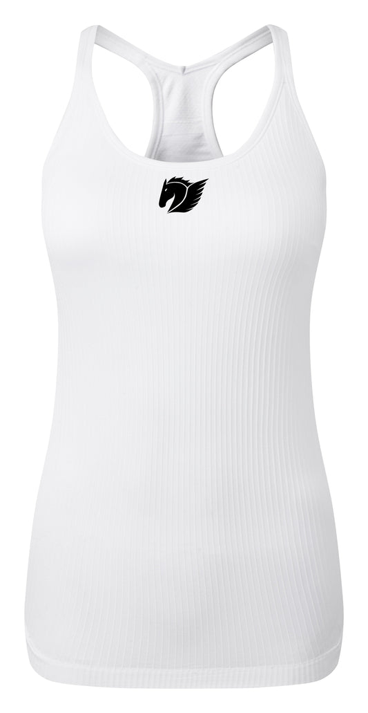 Seamless Sculpt Support Vest - White