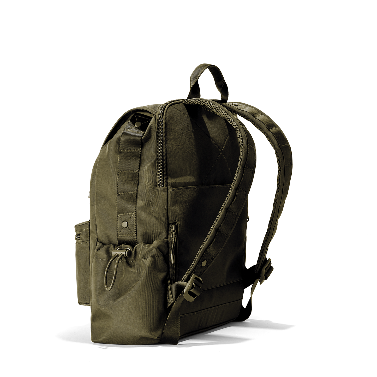 Brooklyn Flap Top Backpack in Dark Moss