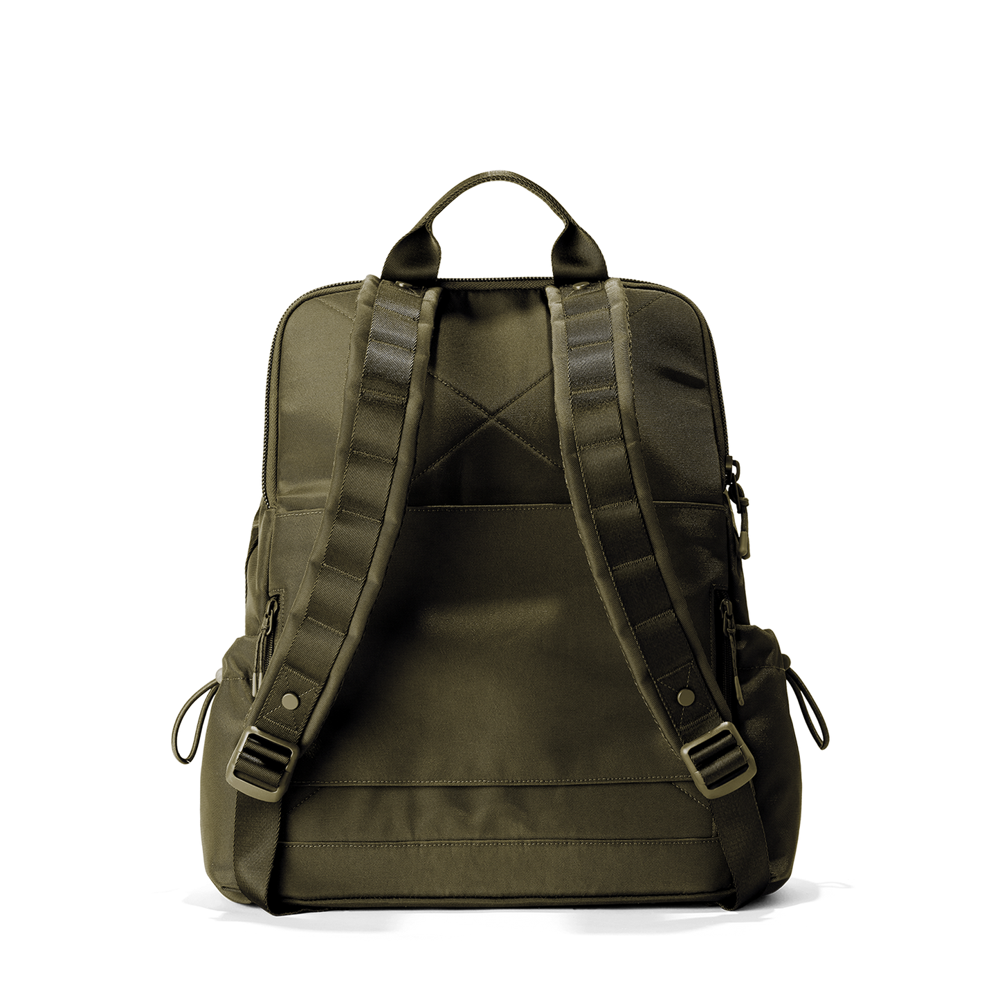 Brooklyn Flap Top Backpack in Dark Moss