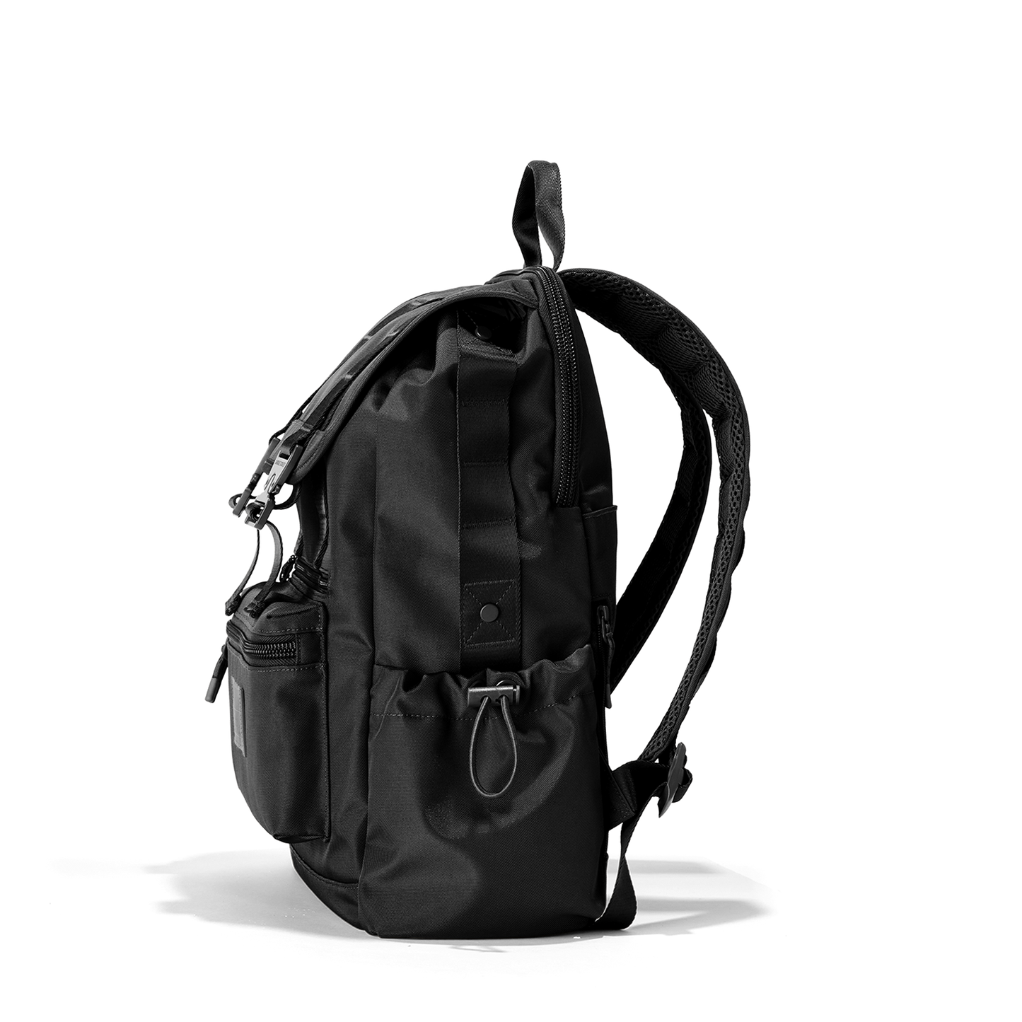 Brooklyn Flap Top Backpack in Onyx