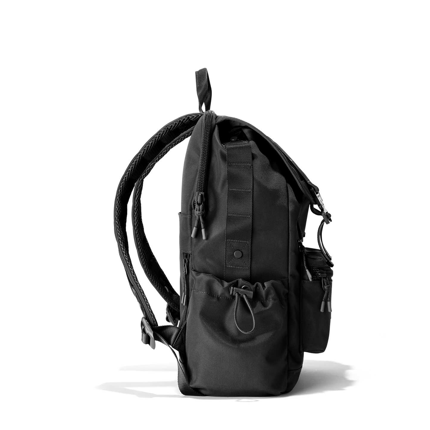 Brooklyn Flap Top Backpack in Onyx