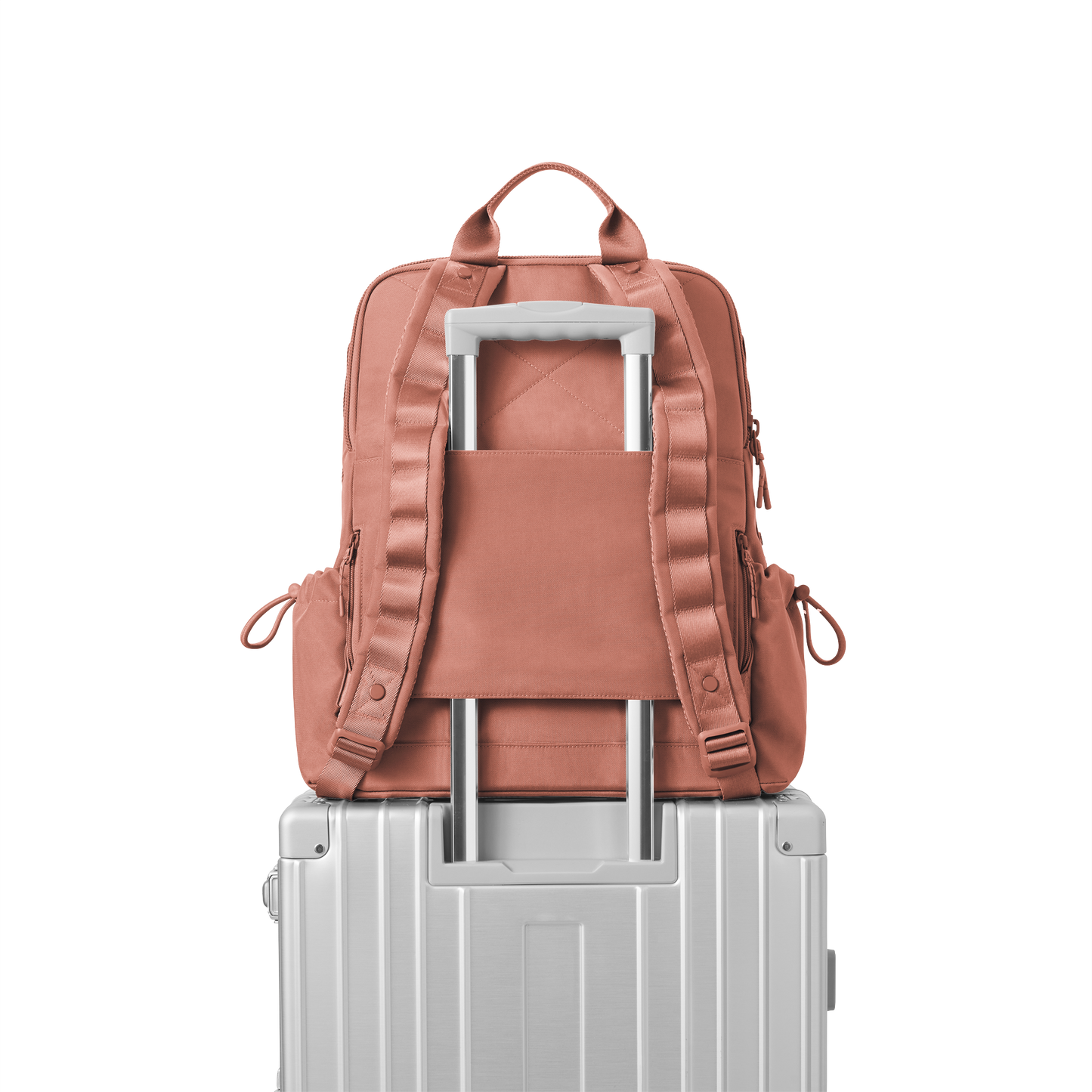 Brooklyn Flap Top Backpack in Warm Dust