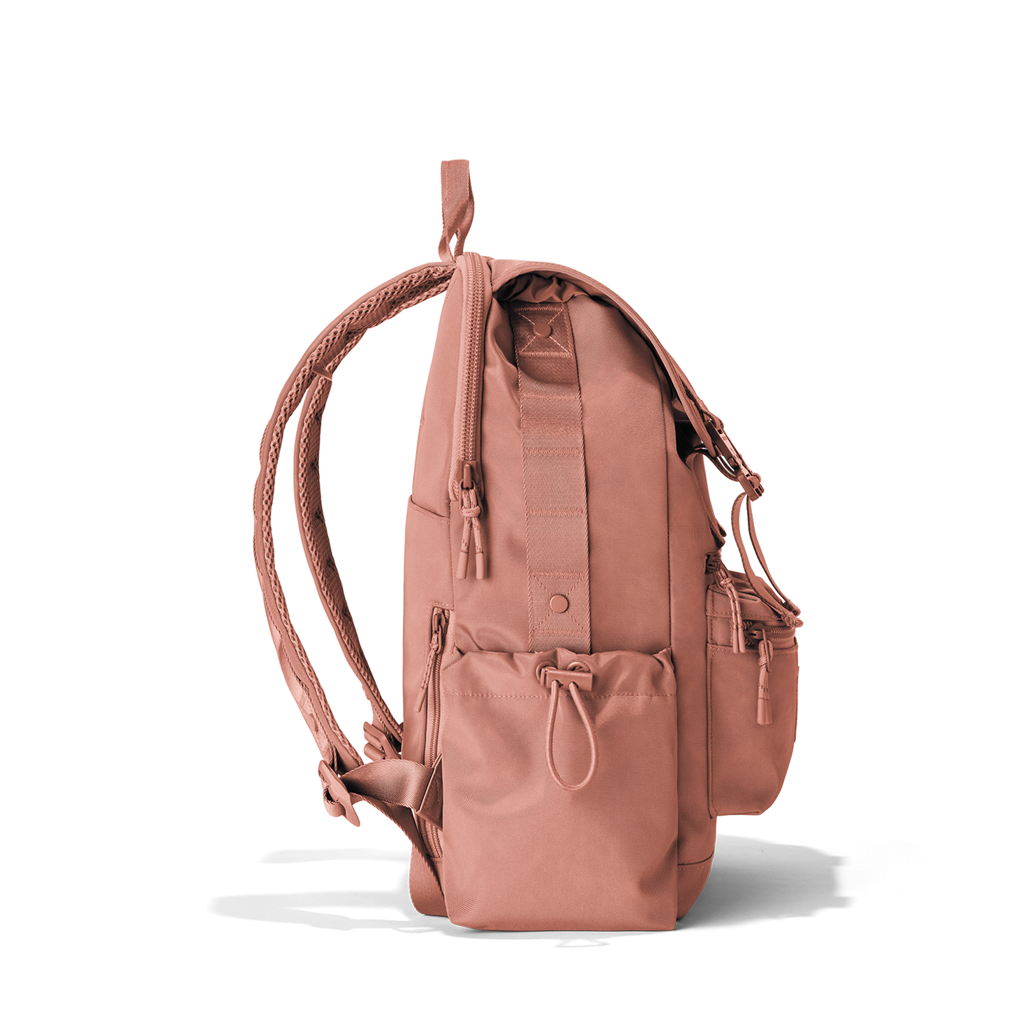 Brooklyn Flap Top Backpack in Warm Dust