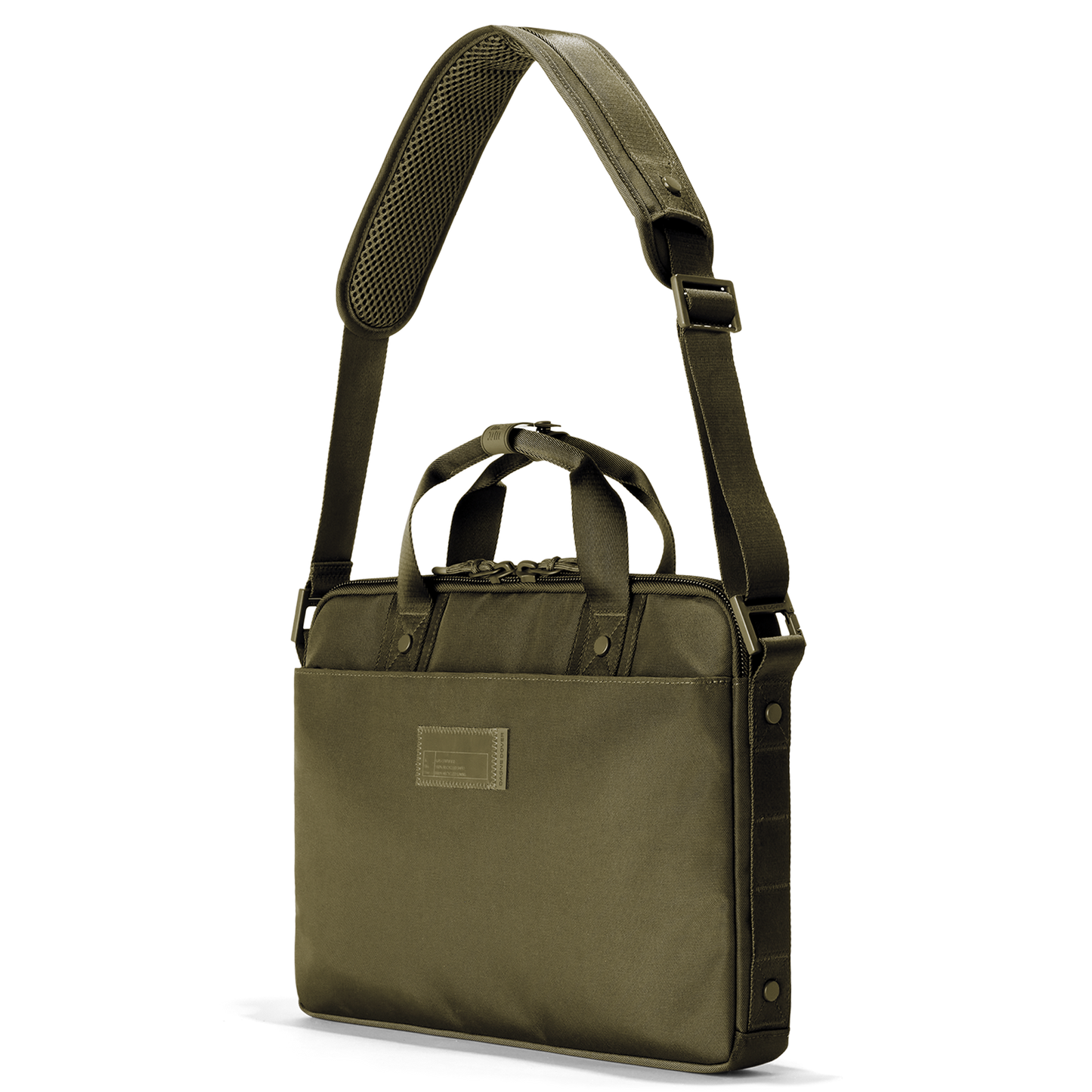 Oslo Slim Laptop Bag in Dark Moss