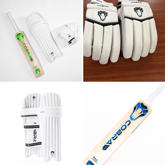 JUNIOR BAT  BUNDLE CLUB EDITION - JUNIOR BAT ,CLUB PADS & CLUB GLOVES