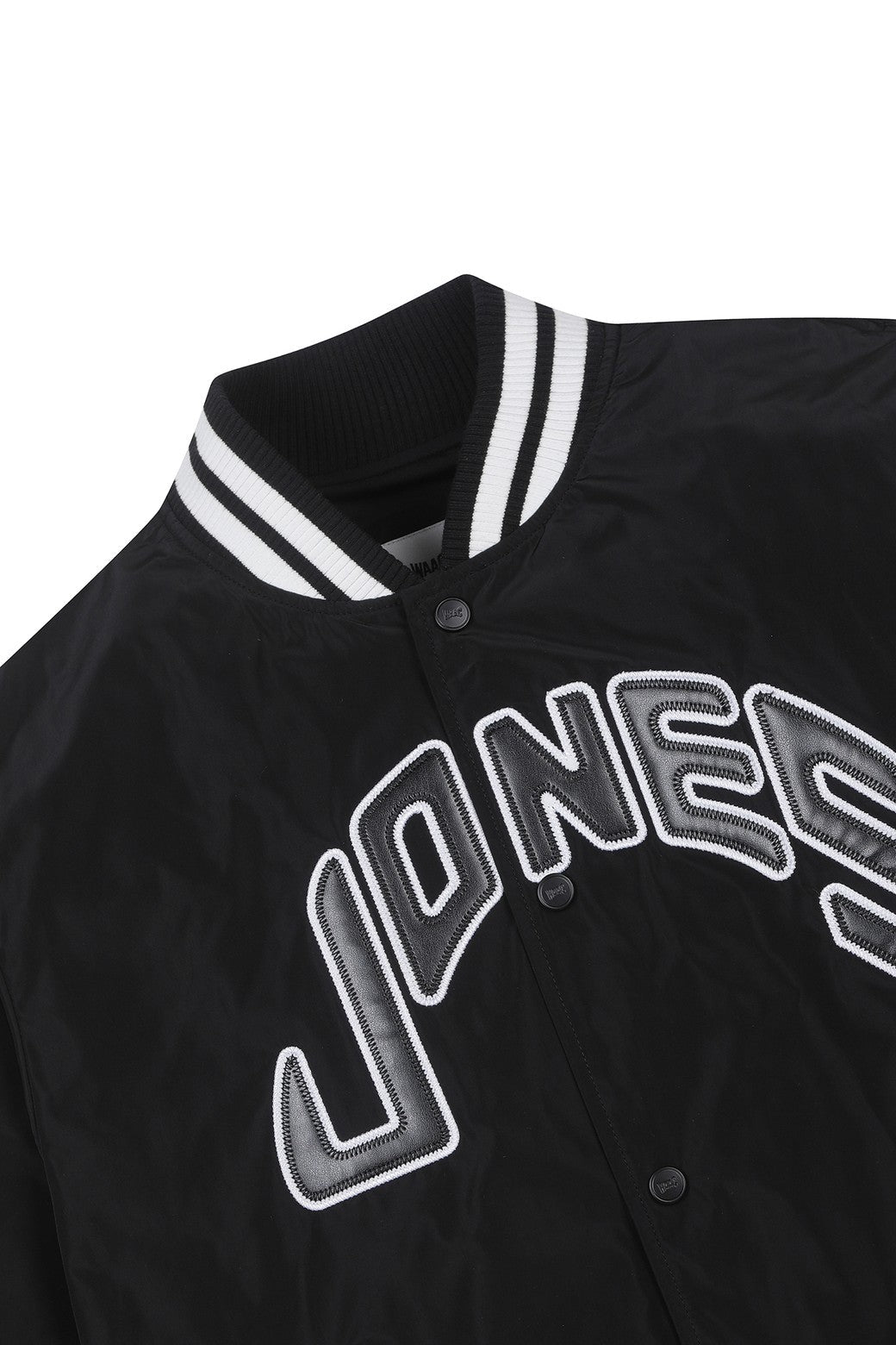 Jones x WAAC Clubhouse Varsity Jacket - Black