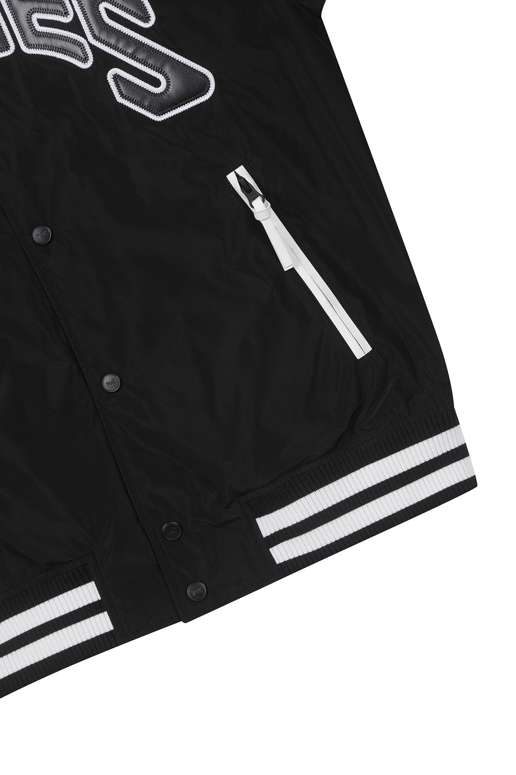 Jones x WAAC Clubhouse Varsity Jacket - Black