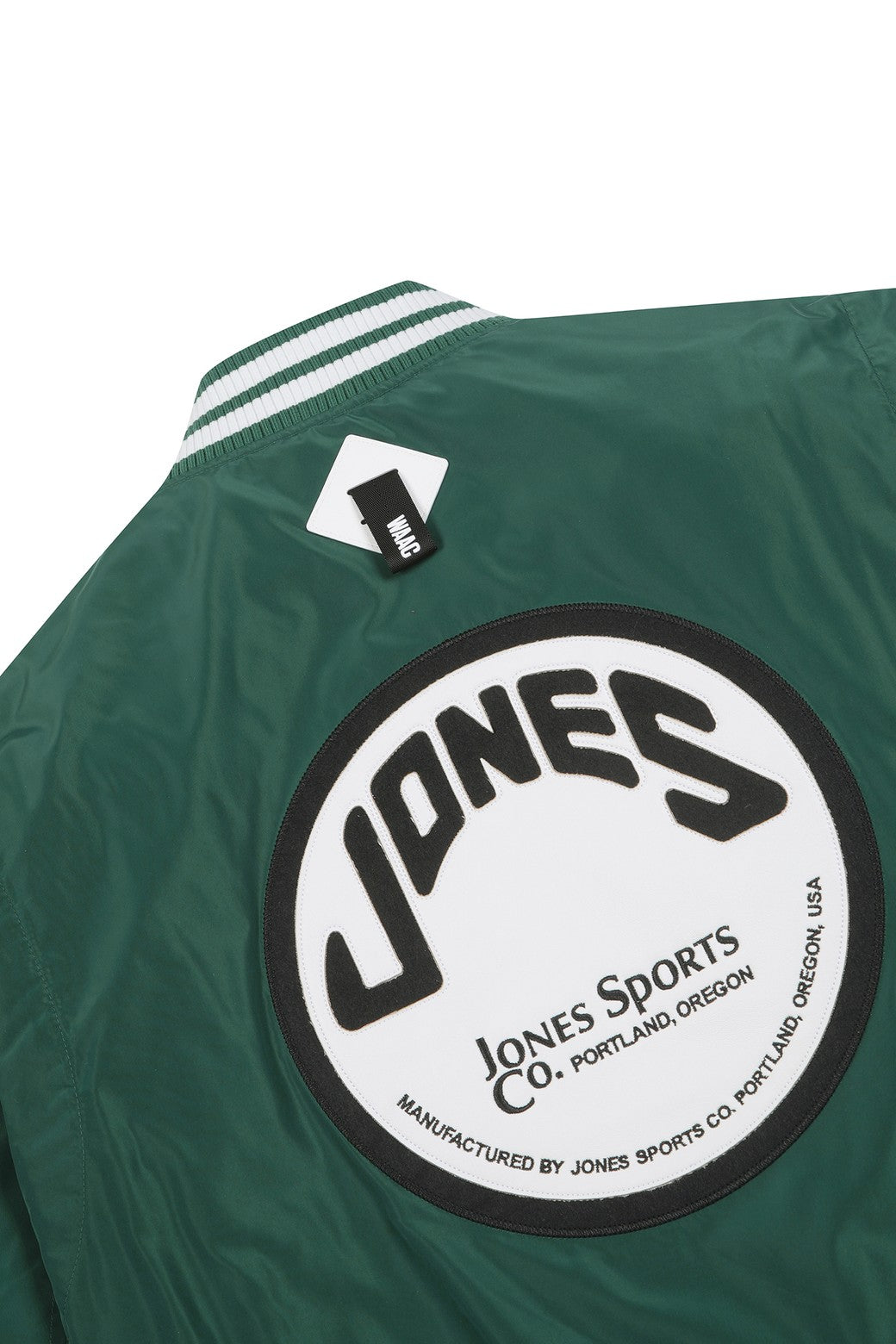 Jones x WAAC Clubhouse Varsity Jacket - Green