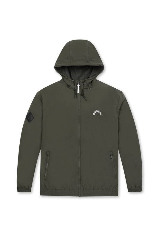 Jones x WAAC Hooded Windbreaker - Olive