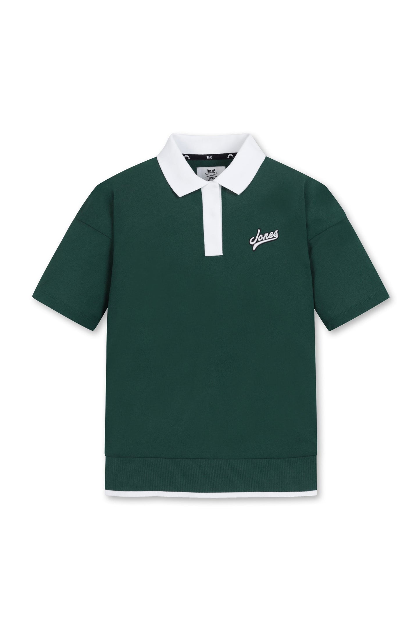 Jones x WAAC Women's Knit Rib Polo - Green