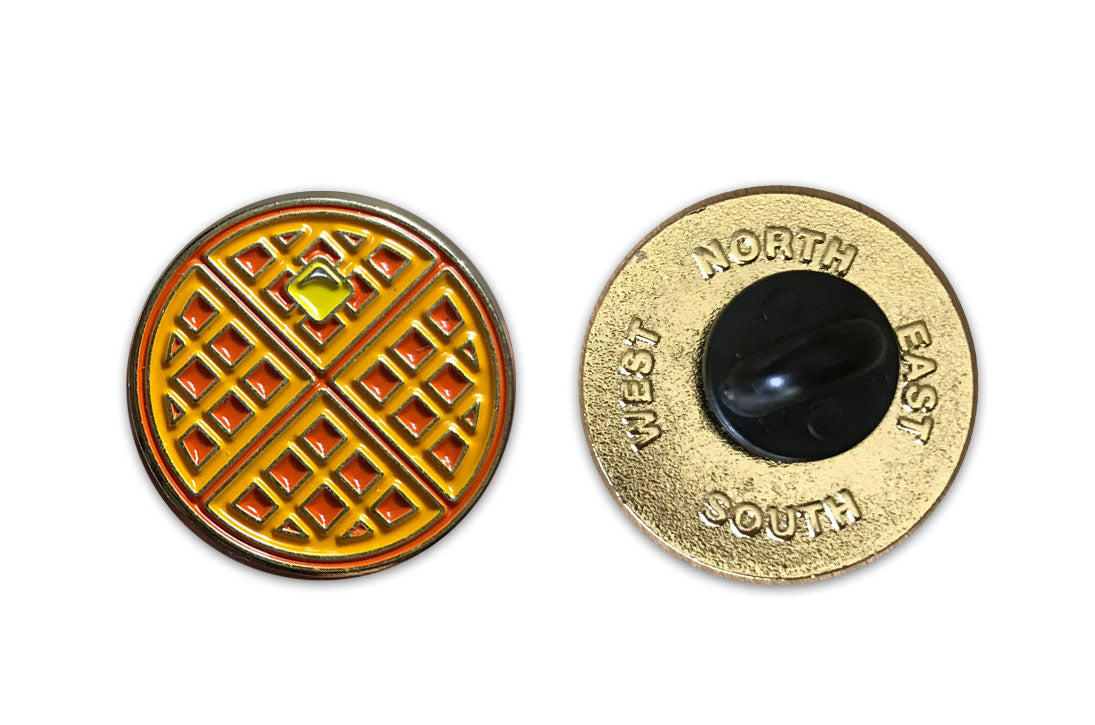 Soggy Waffles Compass Pin