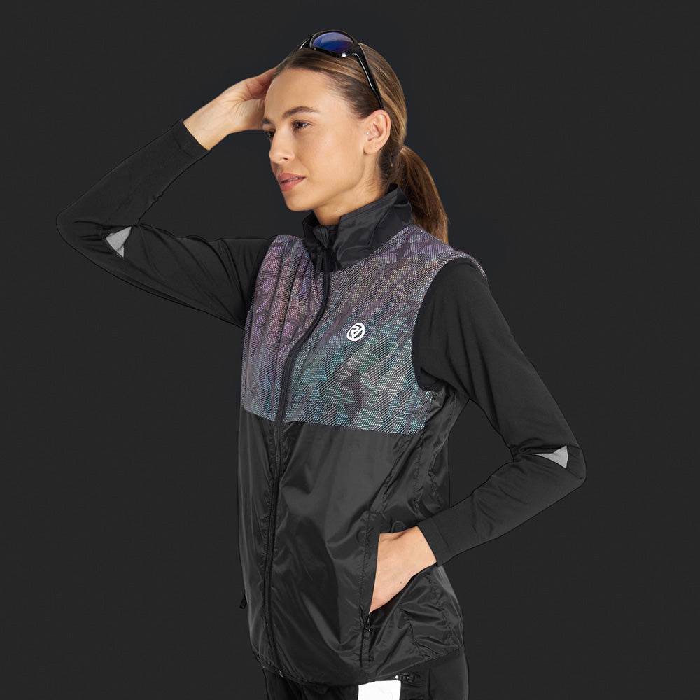 Women's Reflective Multi Colour Running Gilet