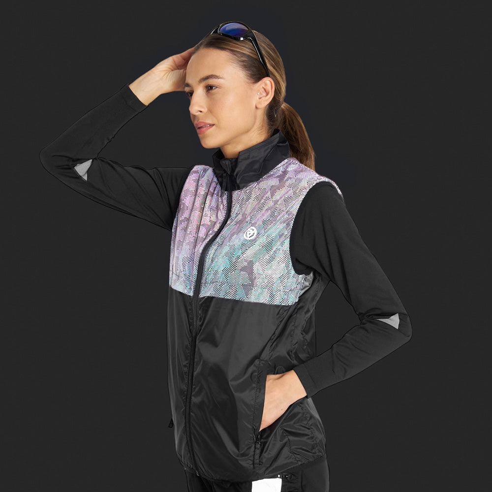 Women's Reflective Multi Colour Running Gilet