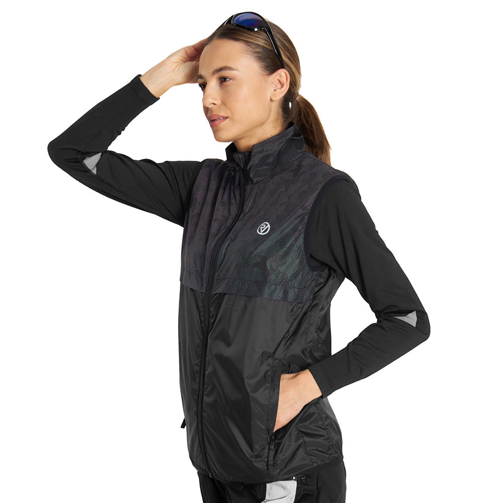 Women's Reflective Multi Colour Running Gilet