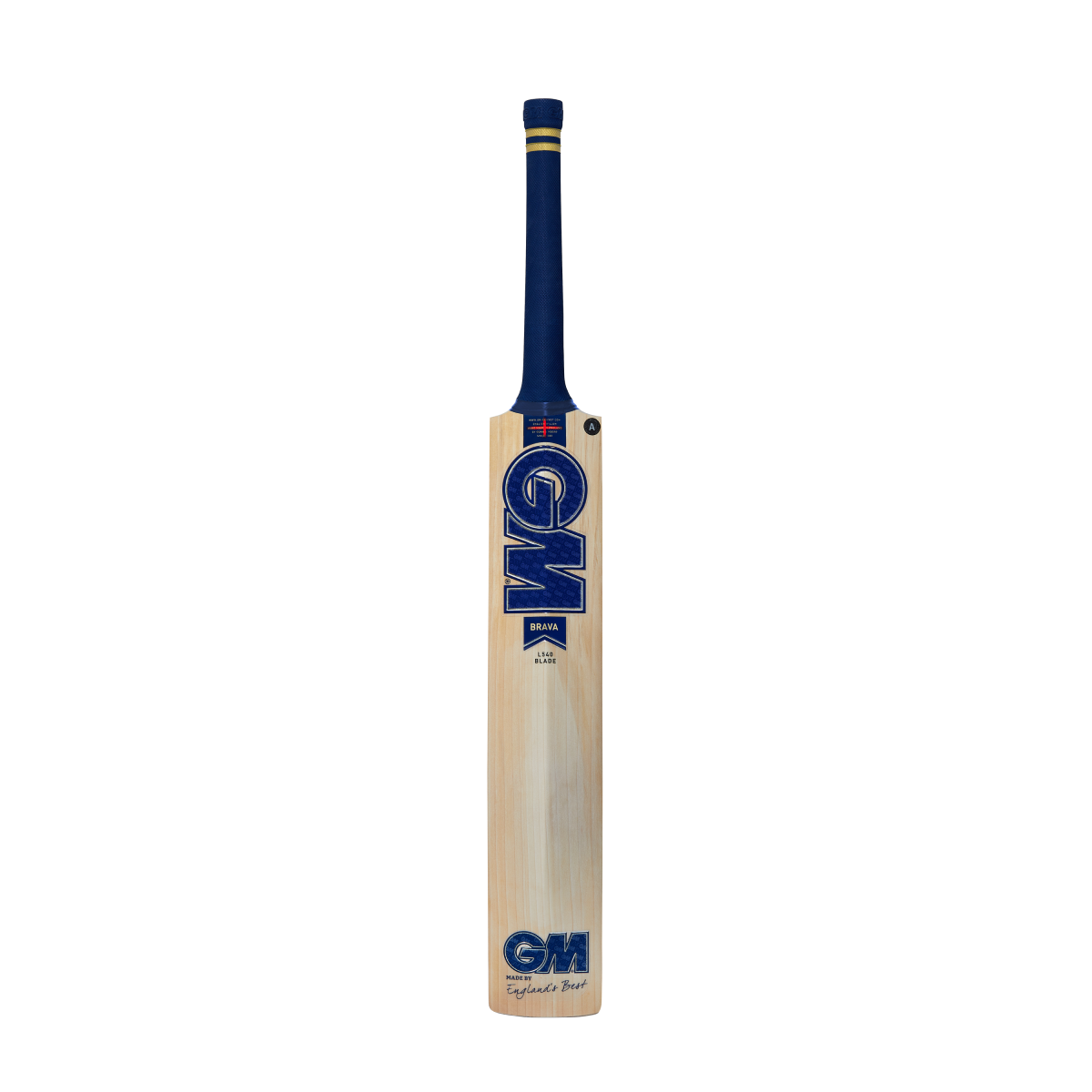 GM BRAVA L555 CRICKET BAT ORGINAL L.E  — PRIME ENGLISH WILLOW · SH SENIOR FULL SIZE