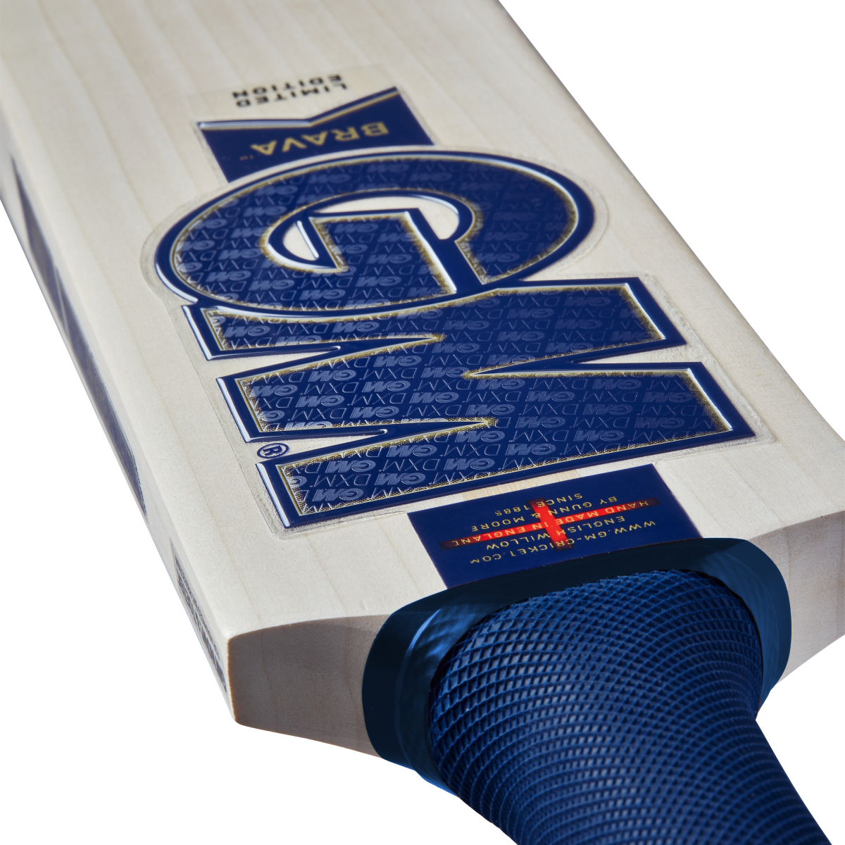 GM BRAVA L555 CRICKET BAT ORGINAL L.E  — PRIME ENGLISH WILLOW · SH SENIOR FULL SIZE