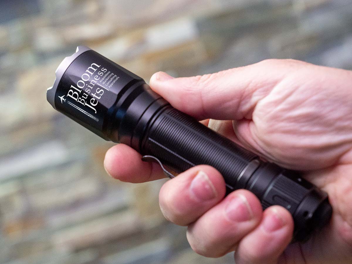 Engrave your Company Logo on a Fenix Flashlight