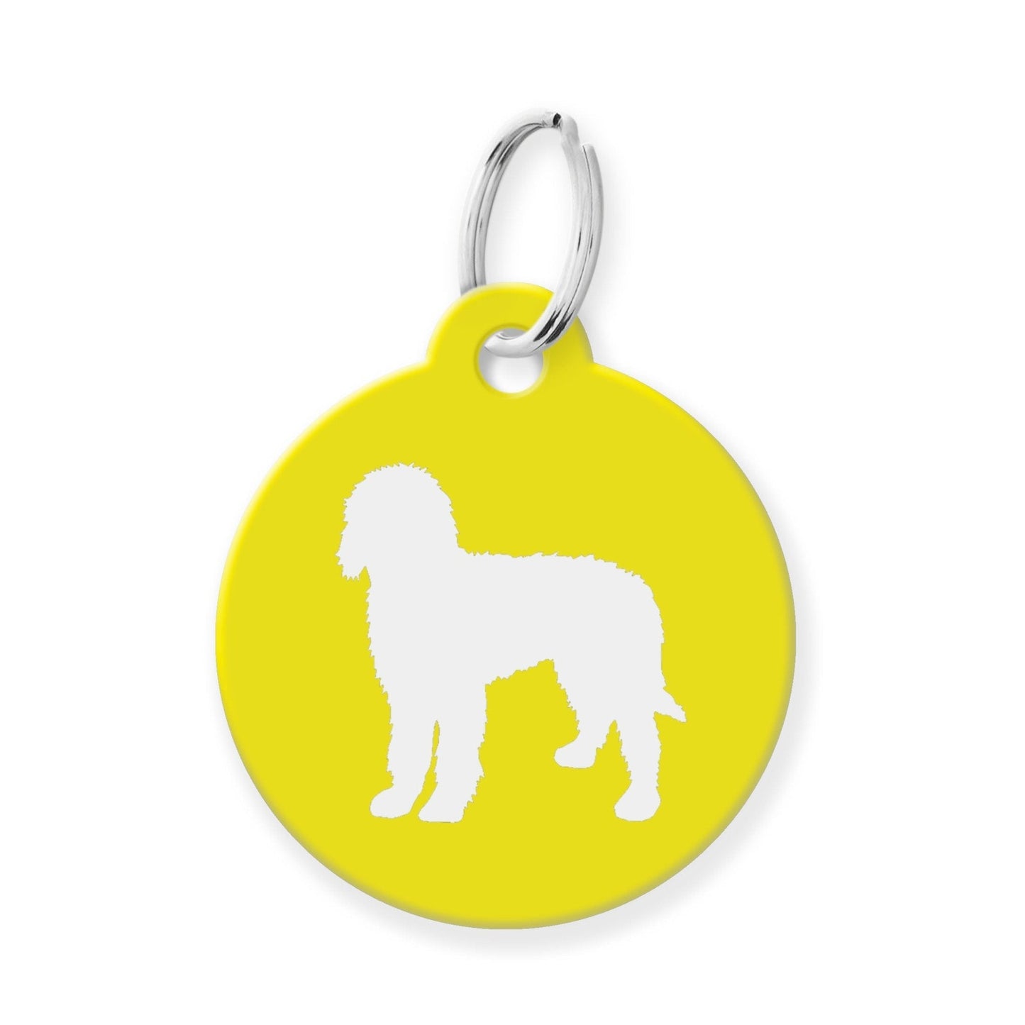 Goldendoodle Silhouette Pet Tag