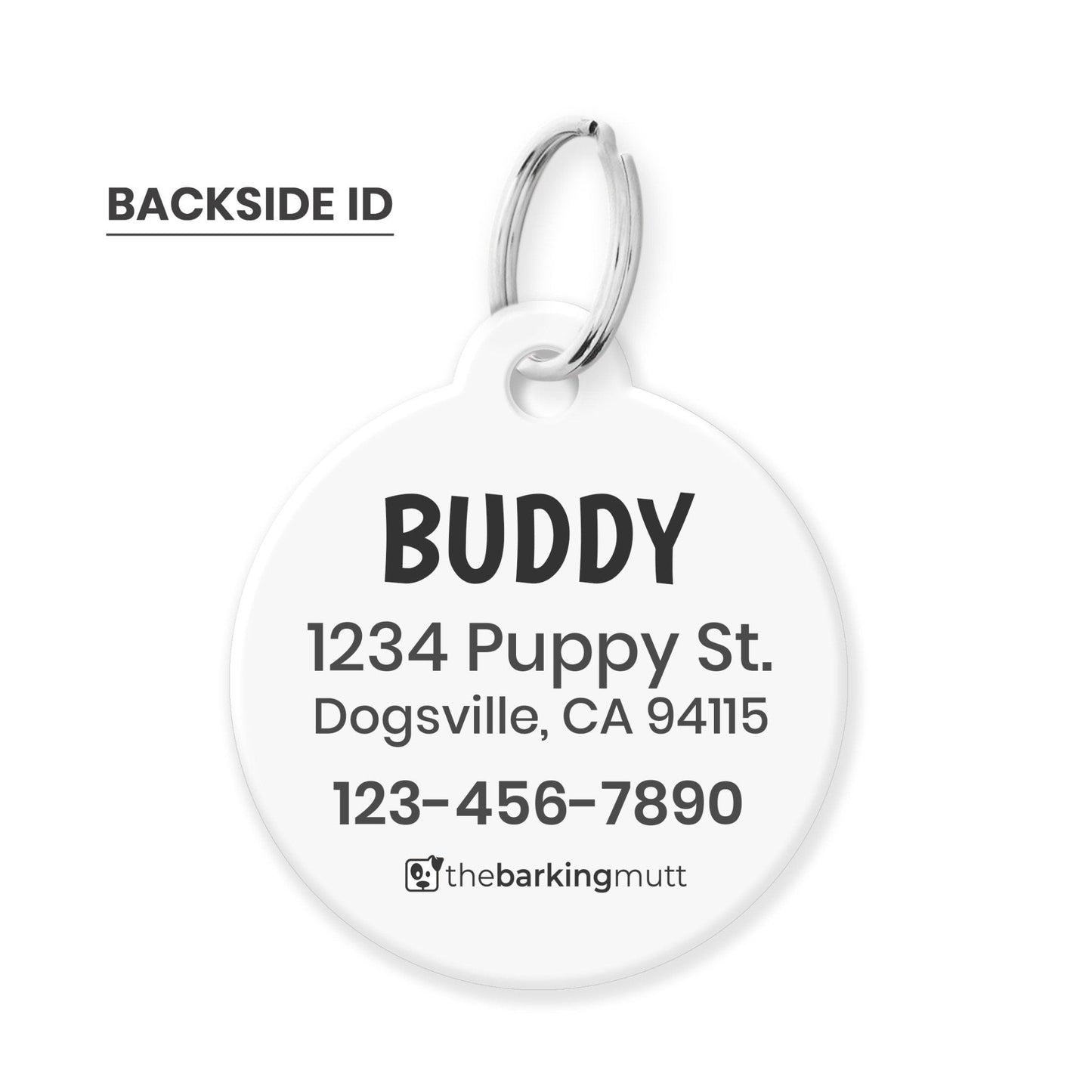 Goldendoodle Silhouette Pet Tag