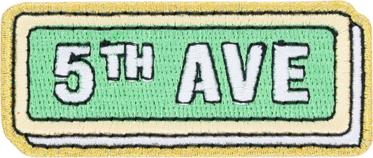 5th Ave Sign Patch