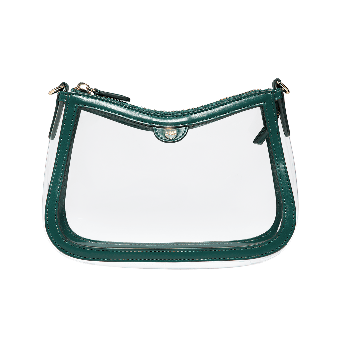 Clear Curved Crossbody Bag