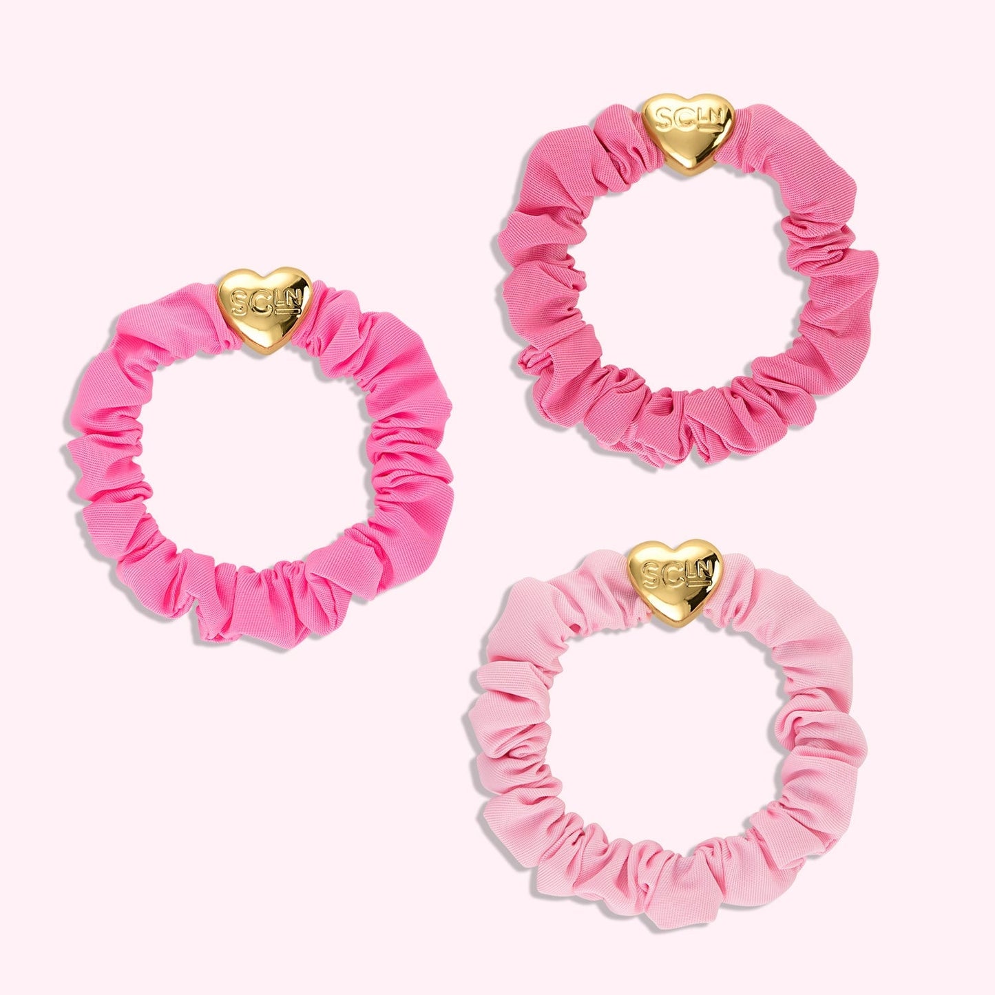 Charm Scrunchie Set