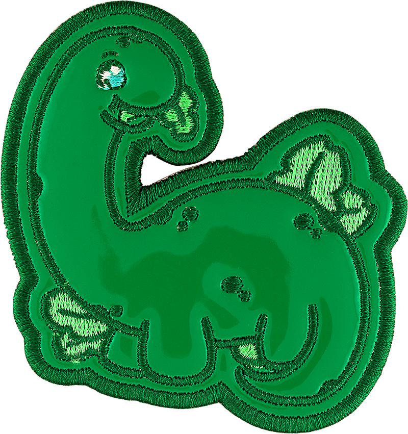 Green Dinosaur Patch