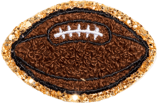 Glitter Varsity Football Patch