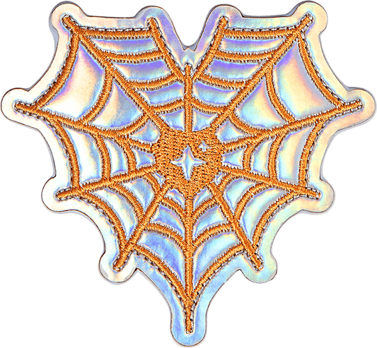 Heart Spider Web Patch