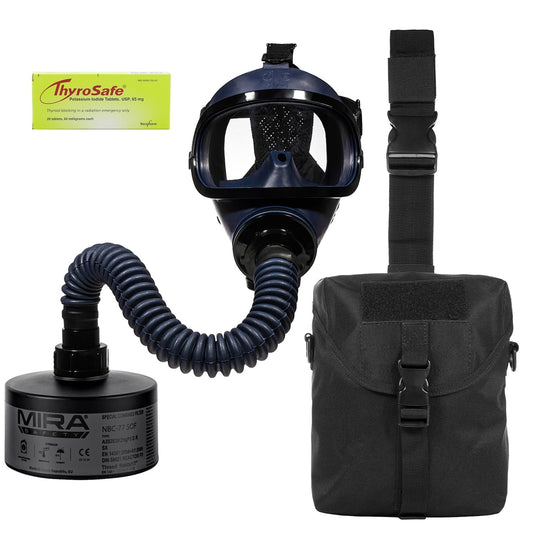 MIRA Safety Kids Gas Mask Nuclear Survival Kit