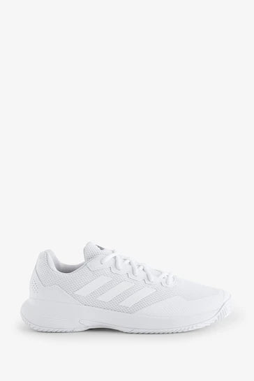 Adidas Game Court 2 Tennis Shoe Spiked White and grey