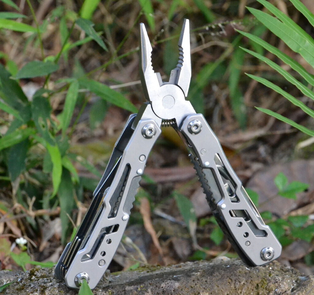 14 in 1 Pocket MultiTool Knife - Survival Tool for Camping and Outdoors