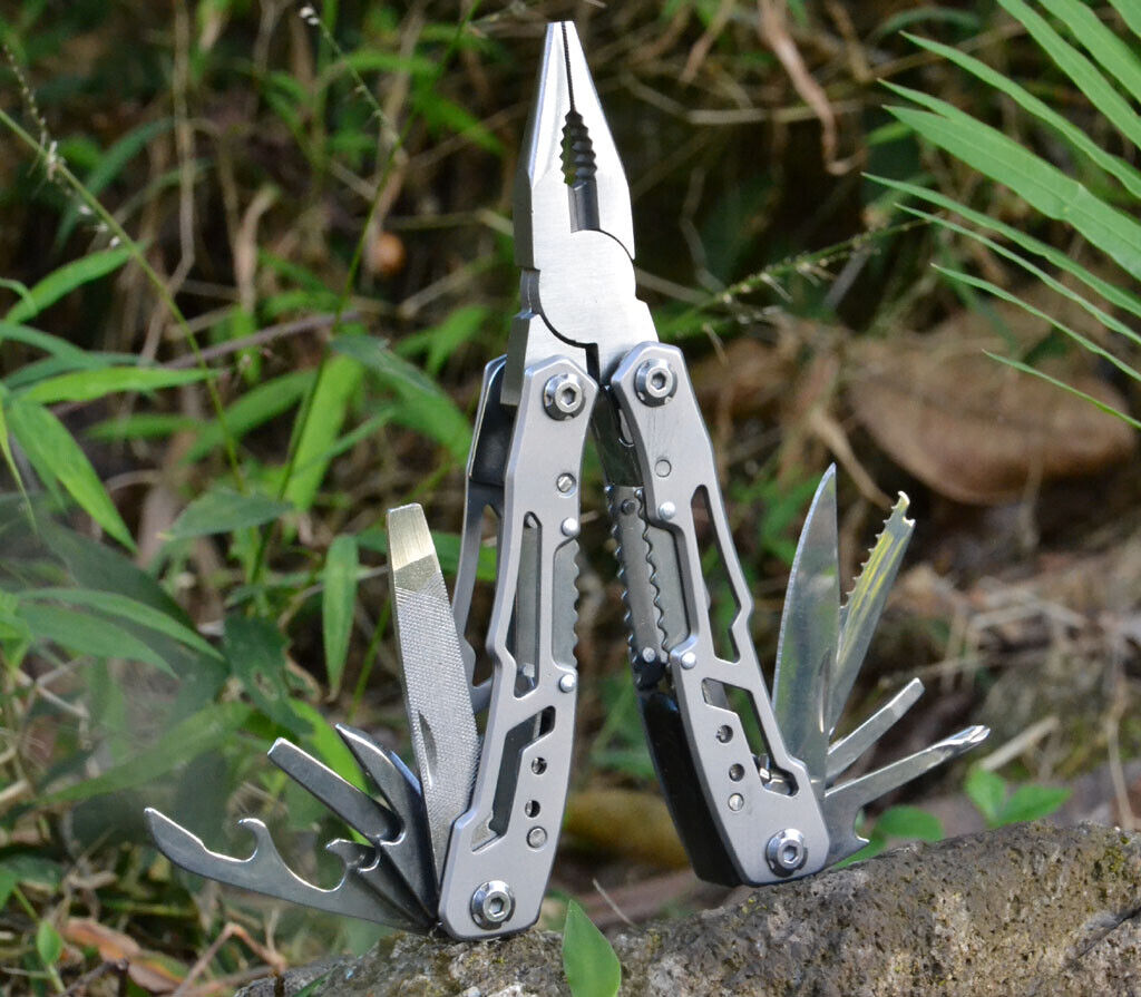14 in 1 Pocket MultiTool Knife - Survival Tool for Camping and Outdoors