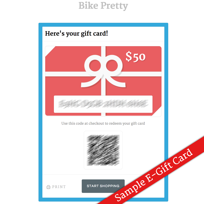 Bike Pretty E-Gift Card