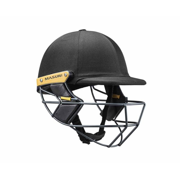 MASURI E- LINE TITANIUM 'PERSONALISED' WITH CLUB LOGO STEEL SENIOR HELMET 2024